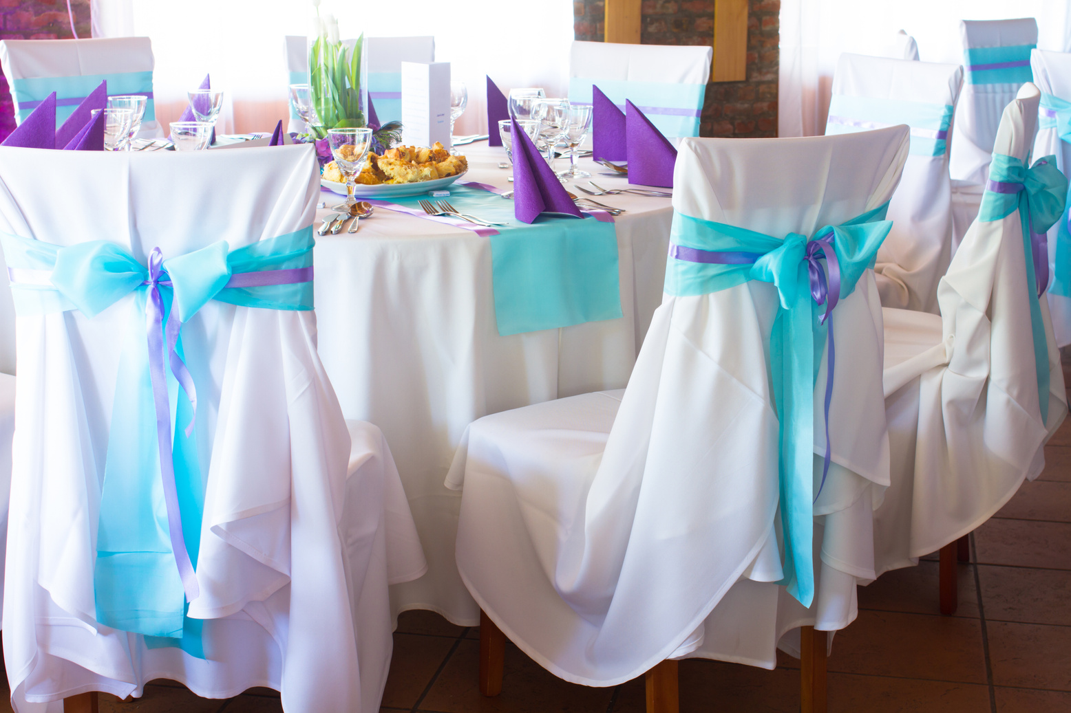 wedding or event party table with decoration